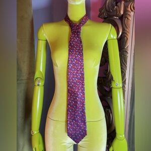 Paul Fredrick Multicolor Pattern Tie